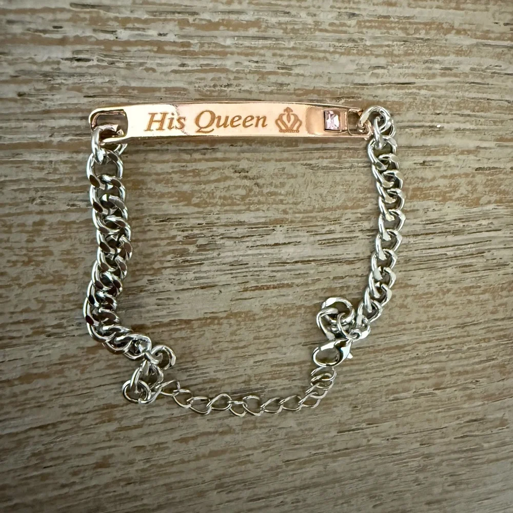 Silver and Gold Men's Bracelet